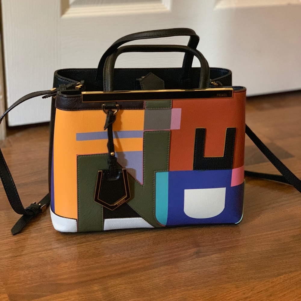 Fendi 2jours - Color-block Lettering